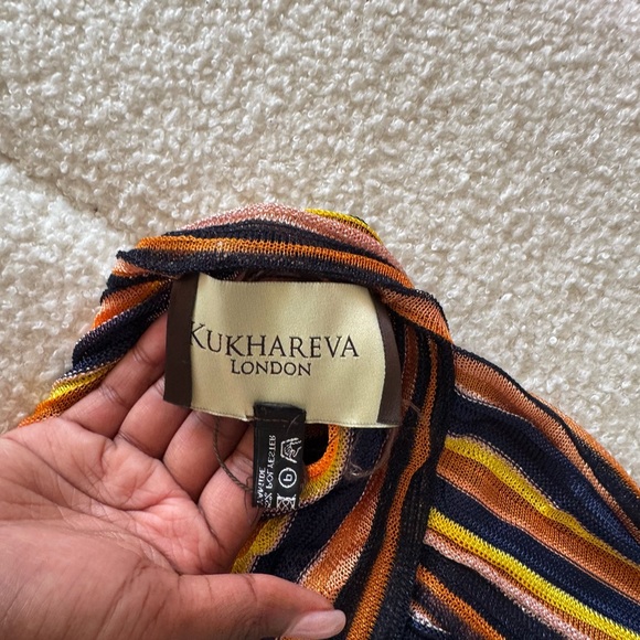 Striped Multicolor Crop Top - Picture 2 of 4